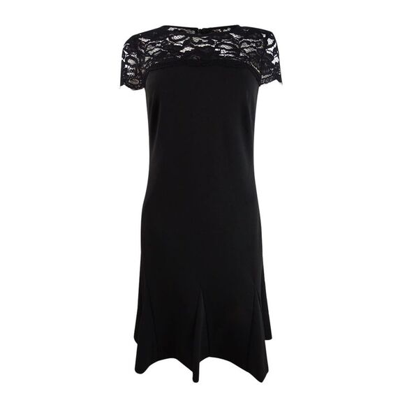 Lauren Ralph Lauren | Dresses | Lauren By Ralph Lauren Womens Lace Yoke Dress Black | Poshmark Lauren Ralph Lauren | Dresses | Lauren By Ralph Lauren Womens Lace Yoke Dress Black | Poshmark
